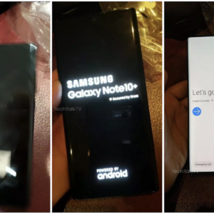 Galaxy Note10+のリーク画像